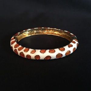 Kenneth Jay Lane 2006 giraffe enameled bracelet